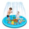 Inflatable Sprinkler Pad for Kids Toddlers Dogs, Kiddie Baby Pool 68Inch