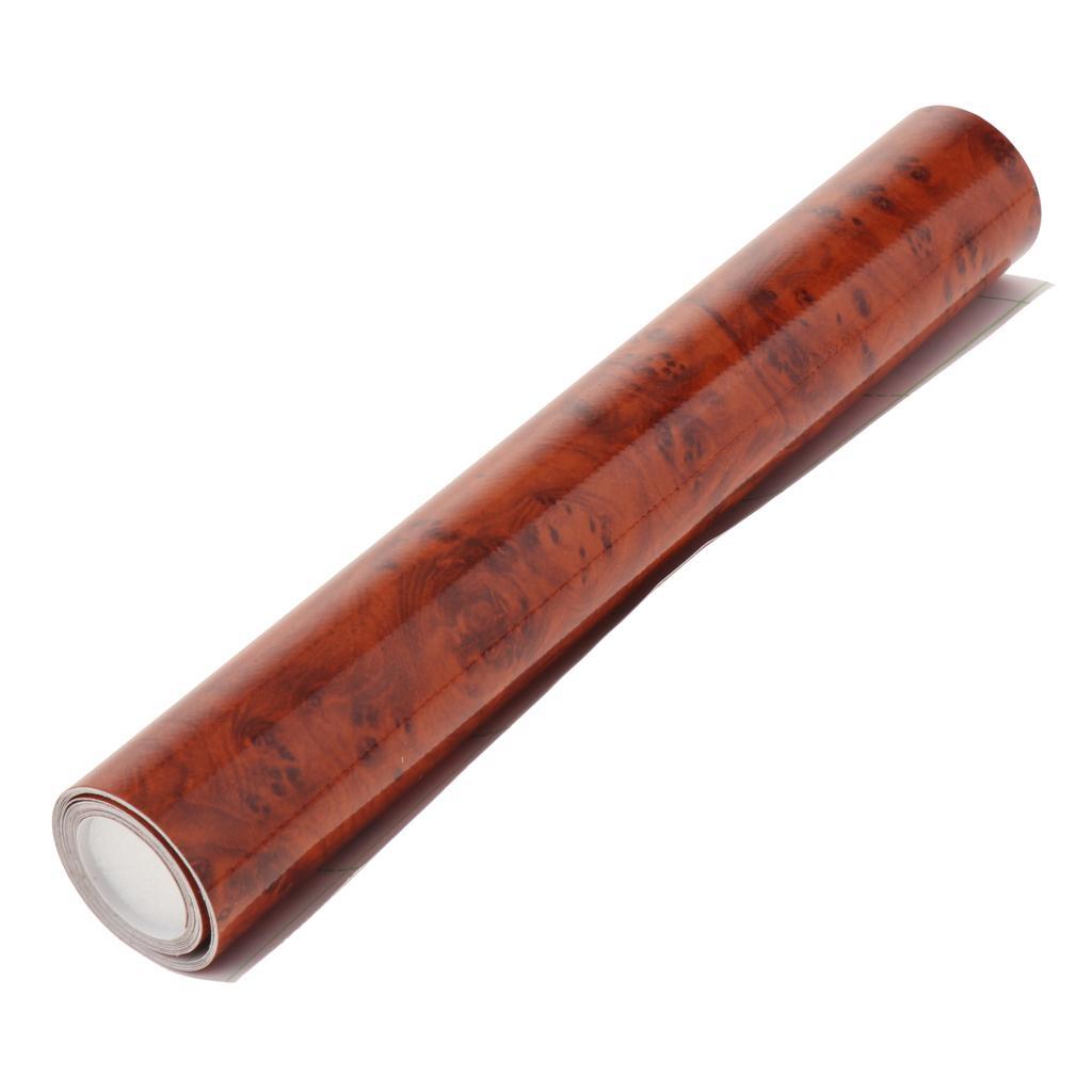 Глянцевая самоклеящаяся виниловая пленка для оклейки автомобиля под искусственное дерево, съемная, стильная и прочная