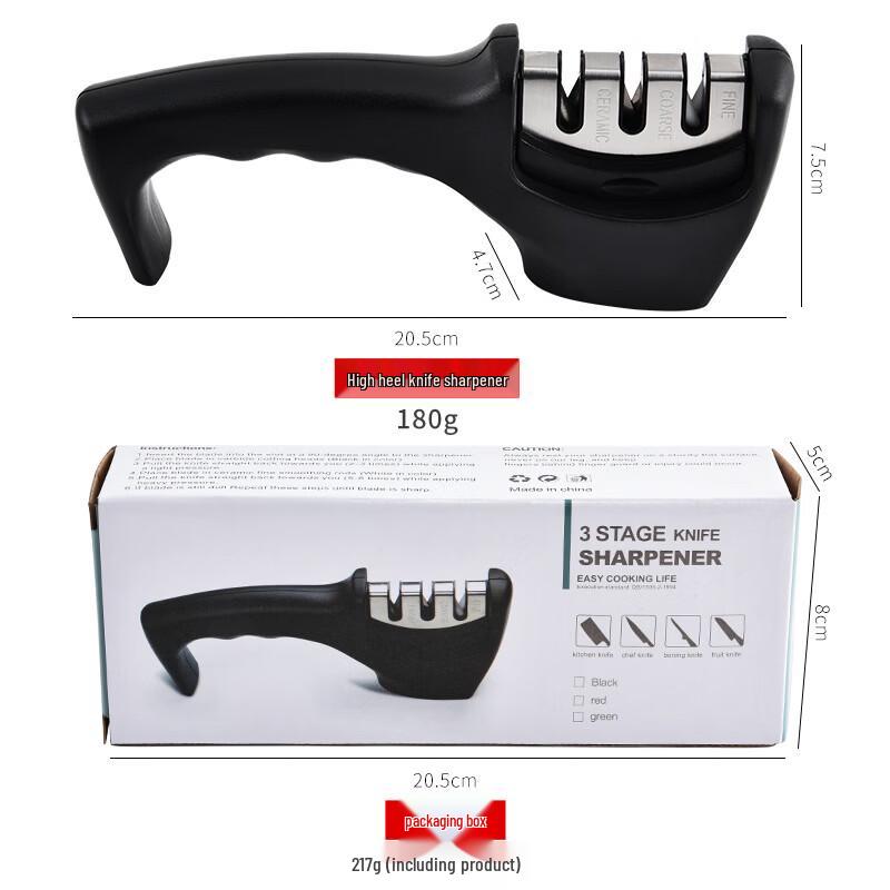 ZISIZ 3-Stage Kitchen Knife Sharpener