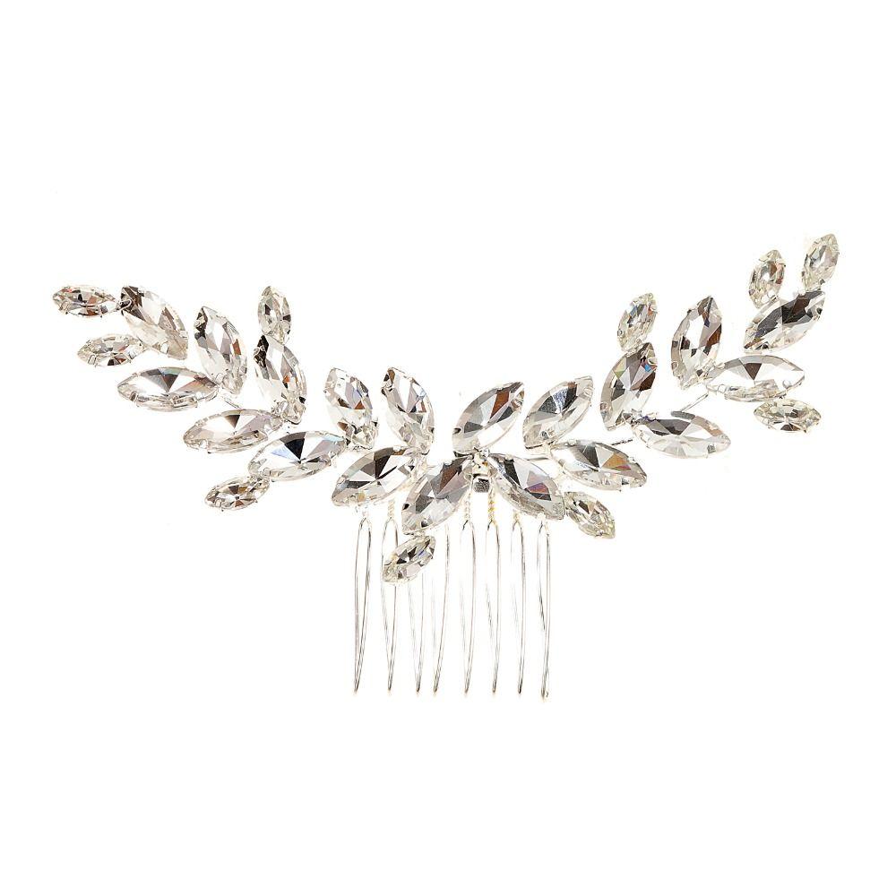 Ornaments Hair Jewelry Crystal Hair Combs Bridal Clips Flower Leaf Headbands Rhinestone Hair Comb