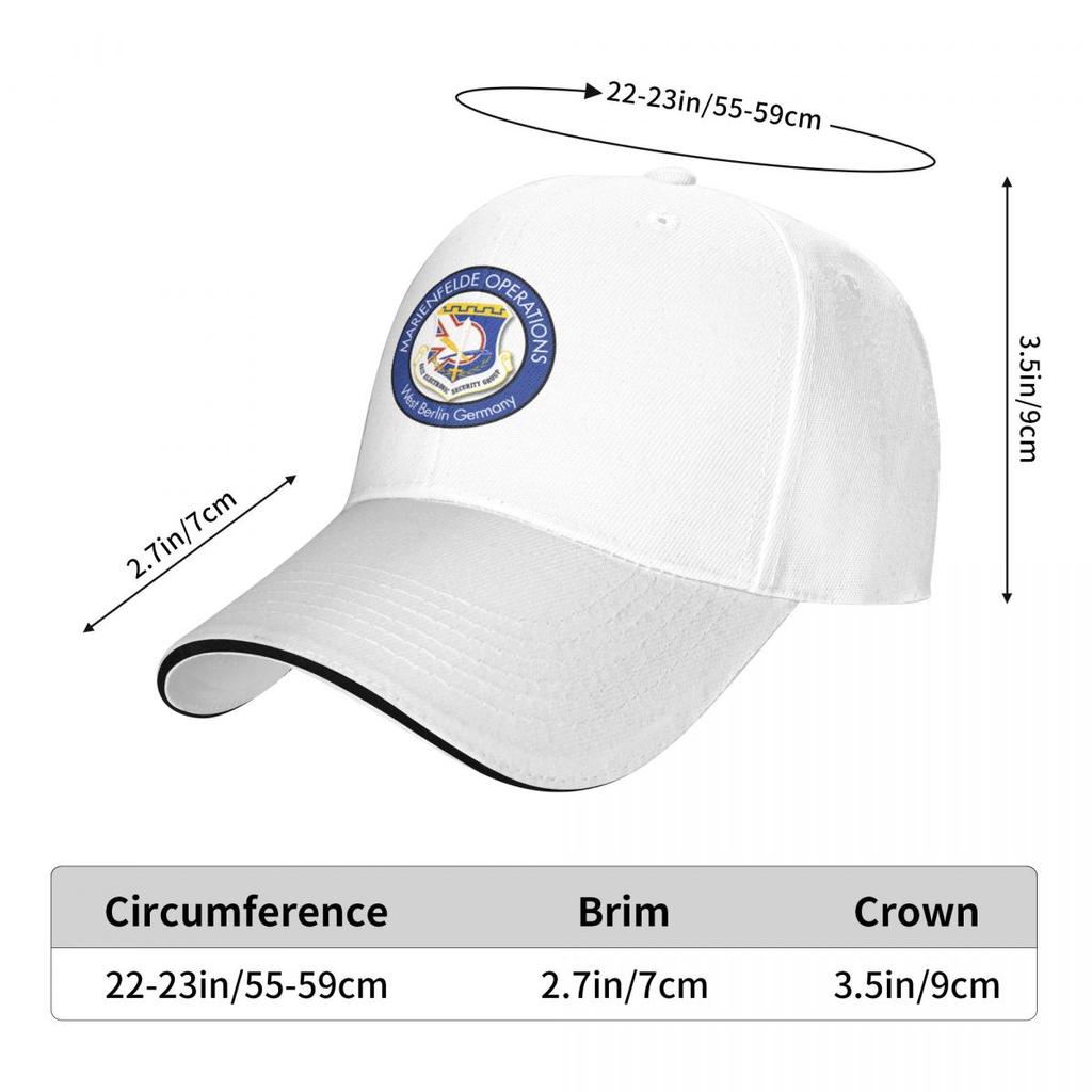 6912th Security Group, Marienfelde Operations Cap Baseball Cap Hip Hop Women's Beach Outlet Unisex's