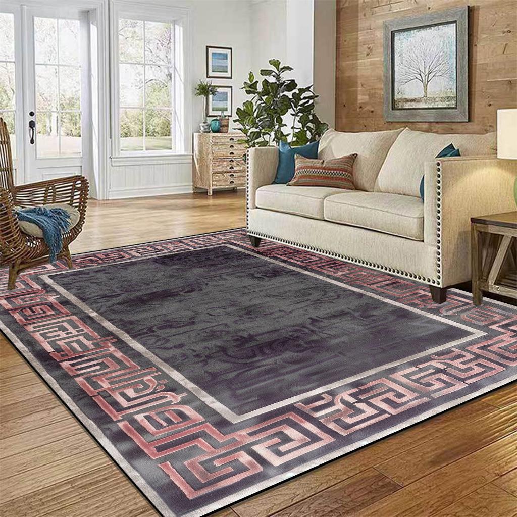 Nordic Luxury High-end Carpets для гостиной, современный домашний декор, большие ковры для спальни, гостиной, моющийся нескользящий напольный коврик