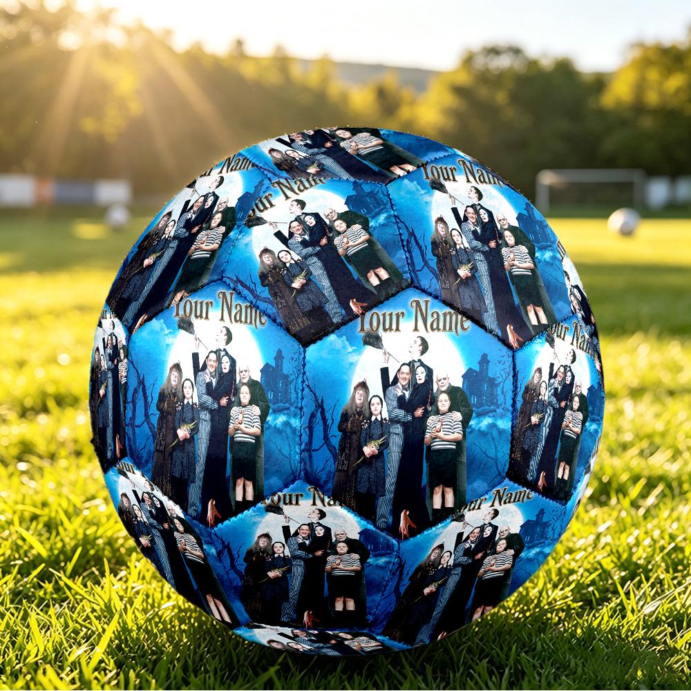Size 5 FootballThe Addams Family Durable PU Soccer Ball for Sports Training Outdoor Competition