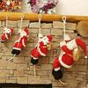 Christmas Santa Claus Climbing Rope Showcase Tree Window Hanging Decor Cartoon Santa Doll Pendant Christmas Tree Decorations