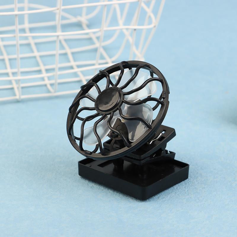 Portable Clip On Cap Fan Mini Solar Powered Fan Summer Hat Cap Clip Cooler Fan Outdoor Picnic Camping Hiking Wilderness Fans