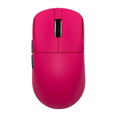 Беспроводная игровая мышь ATK VXE Dragonfly R1 PRO MAX Легкая Pixart До 150 часов работы от батареи Охлаждение Поддержка частоты опроса 4K Розовая, 54 г, PAW3395,