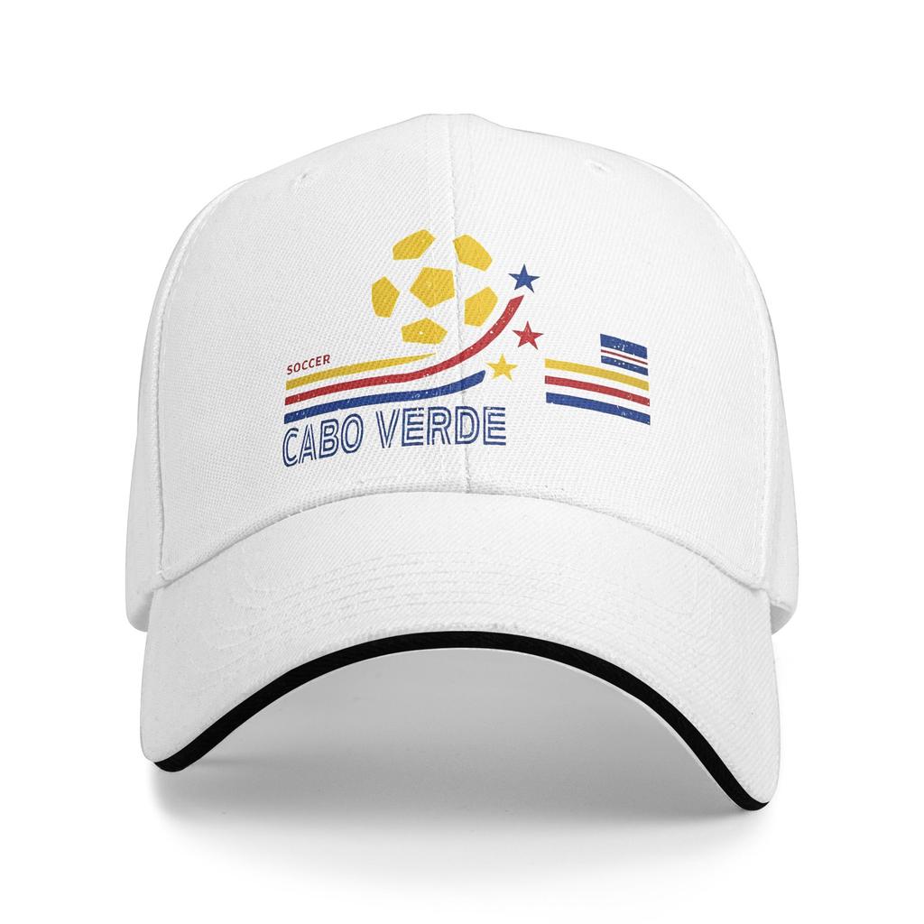 Cape Verde Flag Football Fan 2026 Sandwich Baseball Caps Popular Supporter Unisex Style Polyester Headwear Sports Gift Hats