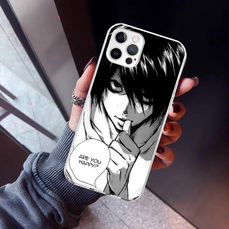 N-Note D-Death L Lawliet Phone Case For iPhone 17 Air 16 15 Pro Max 14 Plus 13 Mini 12 11 Cover 7 8 SE Silicone Shell Print Fund