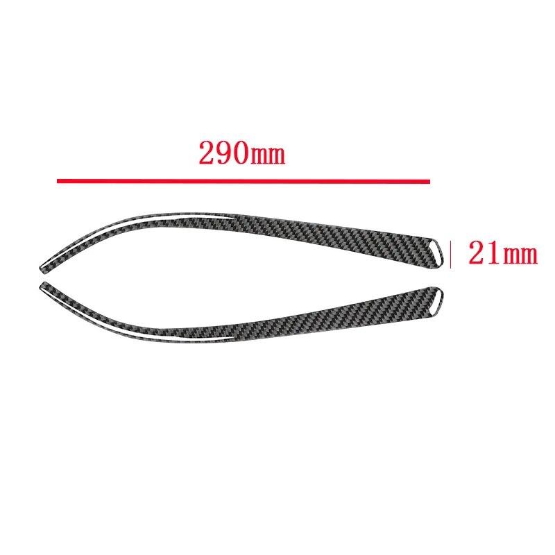 2 шт., защитная полоса для зеркала заднего вида из углеродного волокна, наклейки для предотвращения столкновений, автозапчасти для BMW F30 GT4 X1 X5 X6 1 3 4 Series