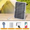 5W 5V Portable Solar Charger Waterproof Solar Panel Charger for Camping with Micro USB Plug for