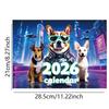 Собачий календарь на 2026 год: Коллекция 12-месячных трансграничных английских настенных календарей