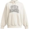 Under Armour Icon Heavyweight Terry Oversize Hoodie Letter Print Loose Fashion College Sweatshirt Women Hoodies Pinnacle-White 1386494-110