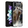Cute Capybara Phone Case for Samsung Galaxy Z Flip 3 4 5 Folding Shell For Samsung Z Flip3 Flip4 Hard PC Fundas Bumper Cover