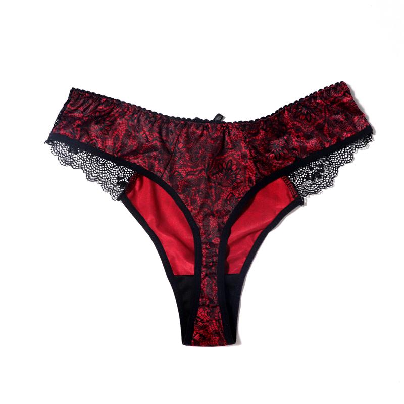 Female Low-rise Sexy Intimates Thong Ultra-thin Breath Underwear for Women Large Size Lace String L XL 2XL 3XL 4XL 5XL