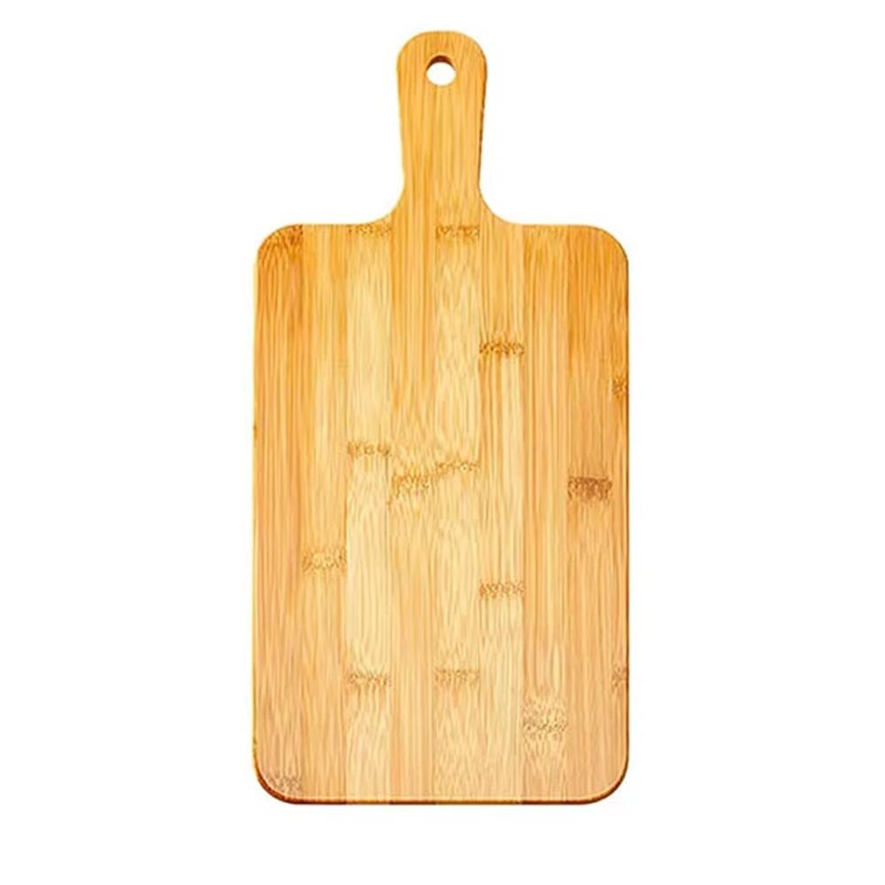 With Handle Bamboo Cutting Board Nonstick Wooden Pizza Paddle Thicken Food Serving Plate  Kitchen