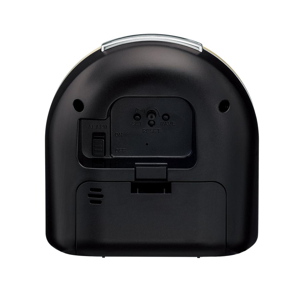 Часы-будильник Seiko радио аналоговые светло-золотые перламутровые KR332G SEIKO