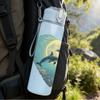 1PC Heart Dolphin Ocean Night Art 750ml Color Plastic Sports Water Bottle Leakproof Flip Straw Lid Suitable for Sports Office Home Use
