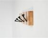 Eco Friendly Custom Logo Foldable Wall Coat Hooks With Bamboo Board