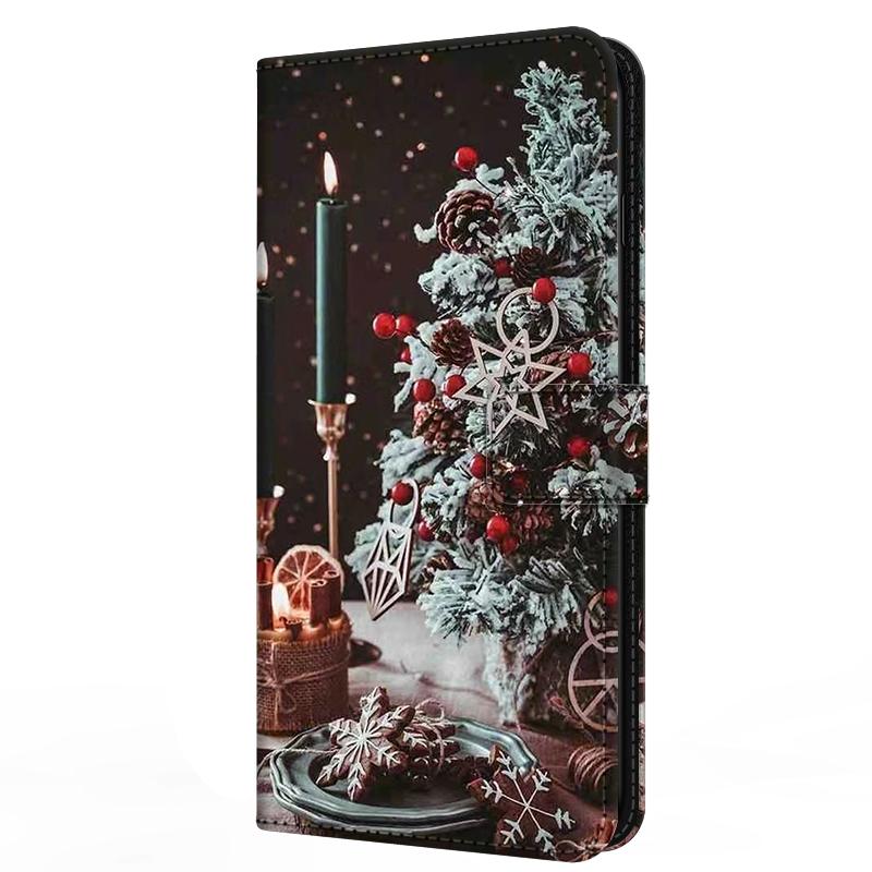 Wallet For Oneplus Ace 6 Flip Stand Book Phone Cover Magnetic Leather Case Cartoon Anime Merry Christmas Capa Oneplus Ace6 5G