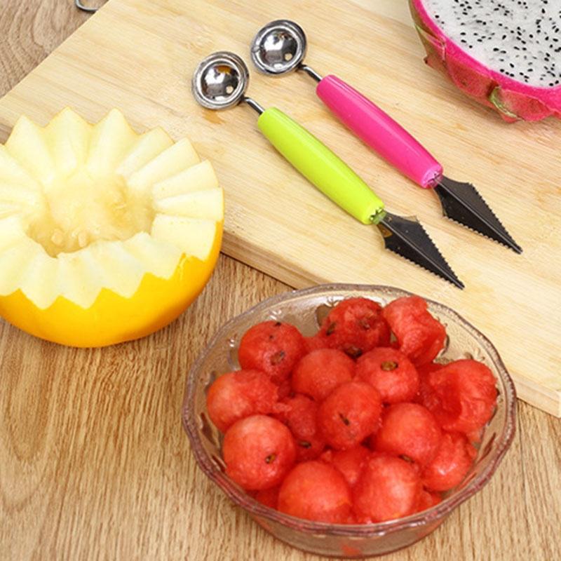Kitchen Vegetable Carve Fruit Slicer Device Scoop Cutter Chop Gadgets