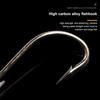 Crystal Barbed Bait Hooks Mackerel Feathers Mackerel Barbed Hook Bass Cod Lures Sea Fishing Rigs