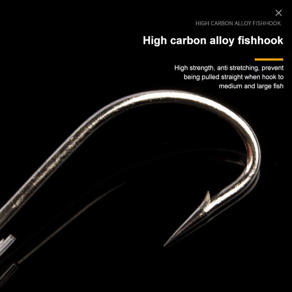 Crystal Barbed Bait Hooks Mackerel Feathers Mackerel Barbed Hook Bass Cod Lures Sea Fishing Rigs