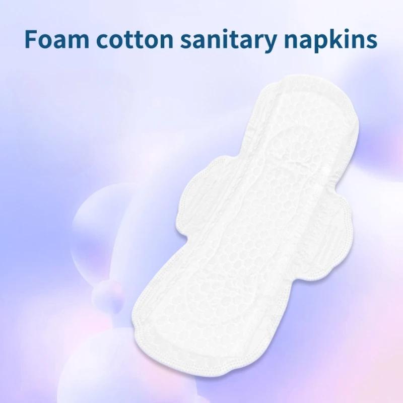 Happy Point Bubble Foam Sanitary Napkins for Daily and Night Use Breathable and Comfortable Close Fitting Women's Pad Protection