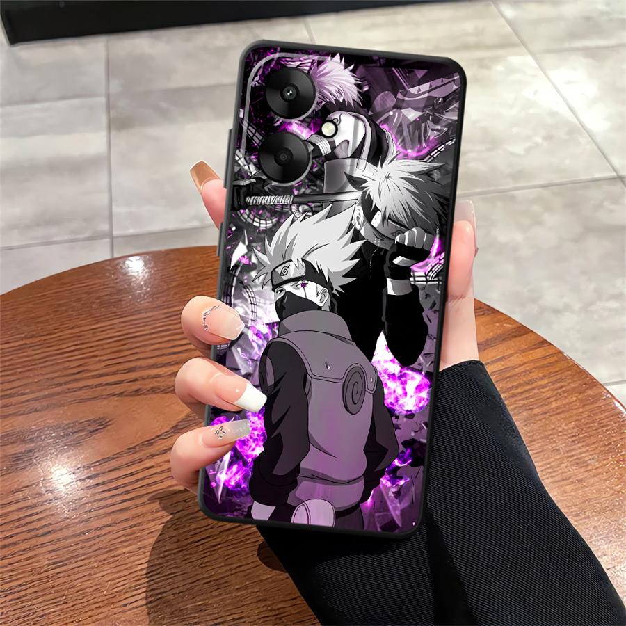 Черный Мягкий Чехол для Телефона для Xiaomi Redmi 9 14C A1 A2 Plus A3 10 12C 13C A4 A5 K40 K80 Pro Аниме Н-Наруто Крутой