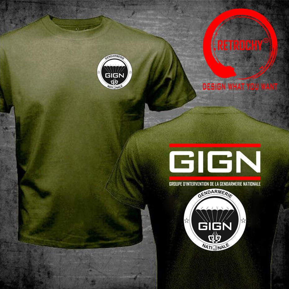 France French Special Elite Forces Gign Raid Bri Unisex TShirt 100 Cotton Unisexga Vintage Anime Clothes Harajuku Unisexs TShirt Sale