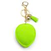 Alien Head Crystal Keychain for Women Men Green Tassel Gold Color Keyring Holder Car Bag Accessories Decorations Jewelry 8731