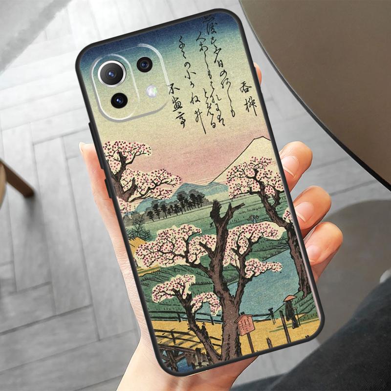 Чехол в японском стиле Funda для POCO F6 X6 Pro X5 X3 F3 F5 M6 M5s Xiaomi 14 Ultra 12 13 Lite 11T 12T 13T Pro