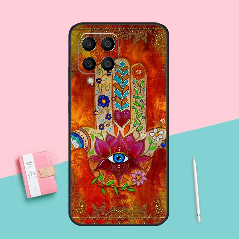 Hamsa Hand Of Fatima For Samsung Galaxy M16 M31 M21 M33 M53 M13 M12 M32 M52 M11 M35 M55 M15 M14 M34 M54 M06 Case