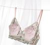 Элегантное кружевное белье французский треугольный бюстгальтер - Дышащий, не выпирающий, без спинки