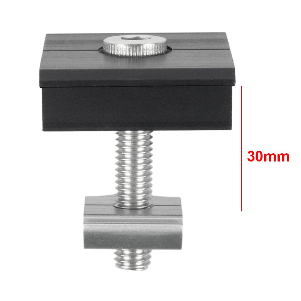 Крепление концевого зажима фотоэлектрической системы Концевой зажим Монтажный кронштейн солнечной панели