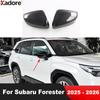 Для Subaru Forester 2025 2026 Накладка на зеркало заднего вида из углеродного волокна, накладка на боковые зеркала, рамка, накладка, аксессуары для автомобиля