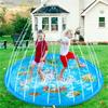 Extra-Large 170cm/66.93inch PVC Kids' Water Sprinkler Foldable Inflatable Spray Mat Summer Cool-Down Toy