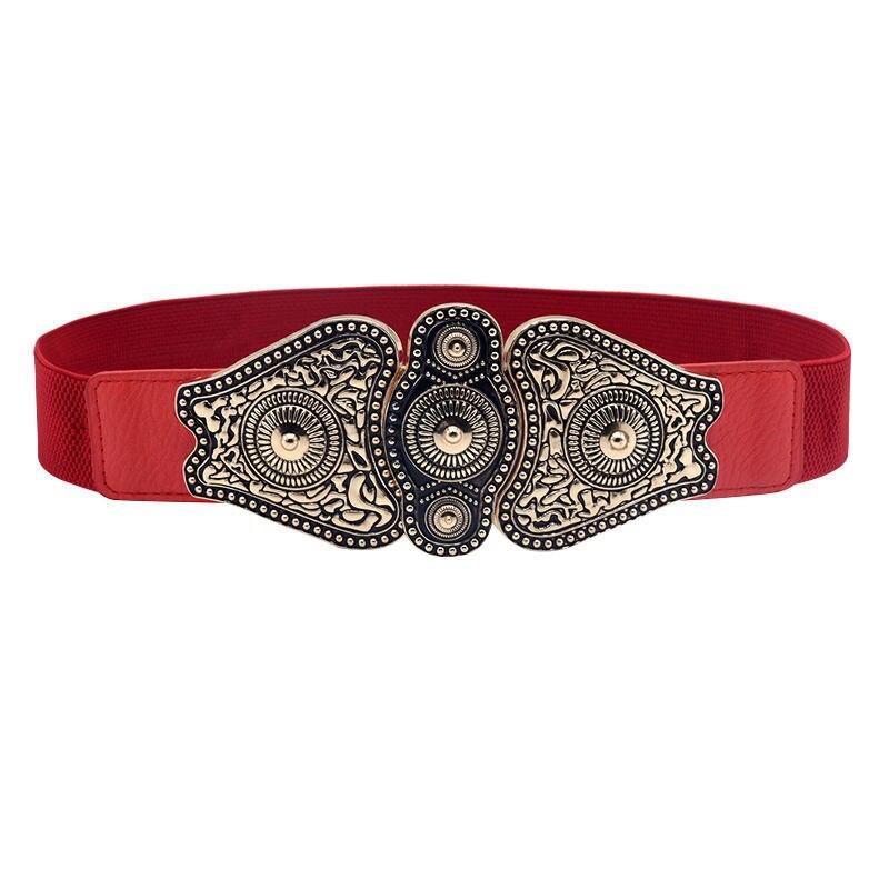 Женский эластичный эластичный пояс с широкой талией, известный бренд, повседневный модный женский ремень на ремне для женщин, однотонный ремень LB2320