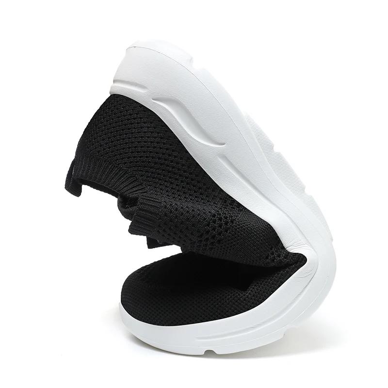 Running Walking Men Knit Shoes Fashion Casual Sneakers Sport Breathable Sport Athletic Gym Lightweight Men Sneakers Casual Shoes