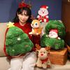 Лось Клаус Санта Рождественская елка Плюшевая игрушка Мультяшная мягкая кукла Подарок Украшение