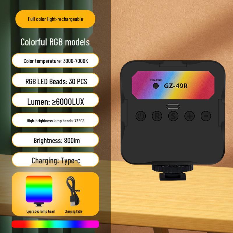 Мини RGB LED заполняющий свет для мобильной фотографии и DSLR