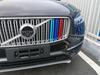 Compatible with 2017-2020 XC60: Three-Color Center Grille Decorative Snap-On Sticker for XC90 and S90 Models.