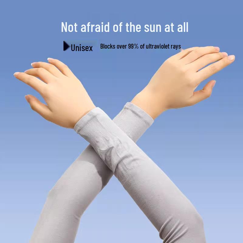 Ледяные рукава с защитой от УФ-лучей для мужчин и женщин - Тонкий стиль, велосипедные перчатки и налокотники