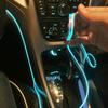 5m Car Interior Accessories Atmosphere Lamp EL Cold Light Line With USB DIY Decorative Dashboard Console Auto LED Ambient