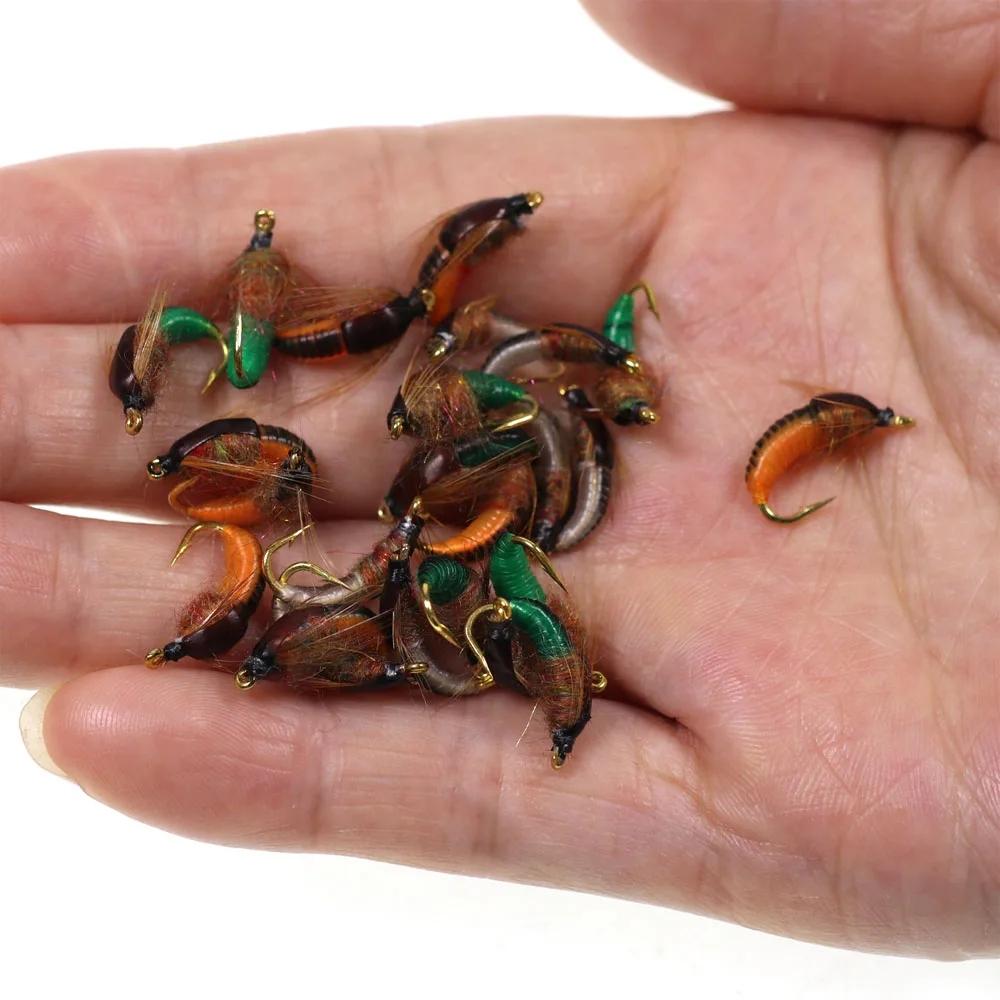 6 шт., реалистичная приманка для ловли форели, нимфа, искусственная приманка для насекомых