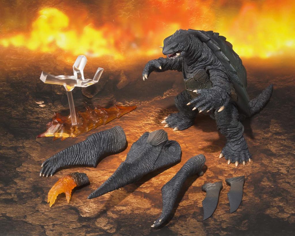TAMASHII NATIONS Gamera 160 мм окрашенная подвижная фигурка SHMonsterArts (1999) приблизительно. ПВХ и АБС