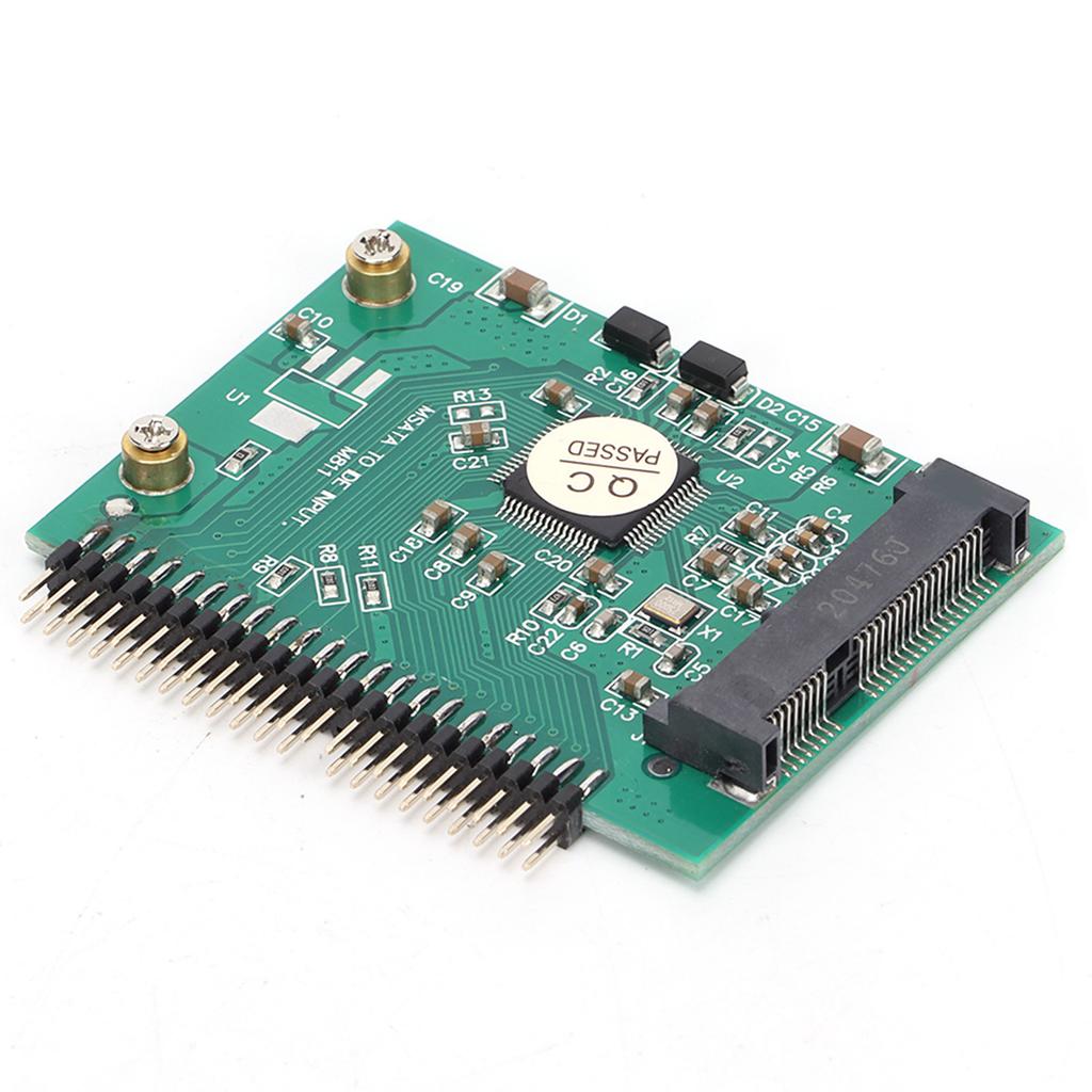 Конвертер Mini MSATA в 3,3 В 44-контактный 1,8-дюймовый адаптер жесткого диска IDE PCI E SSD для ноутбука