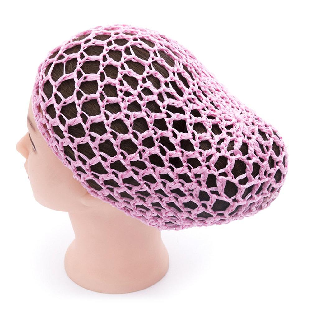 Мягкая вискозная трикотажная сетка для волос, тонкая/редкая сетка, работа крючком, снуд для пучка, для бортпроводниц, медсестер