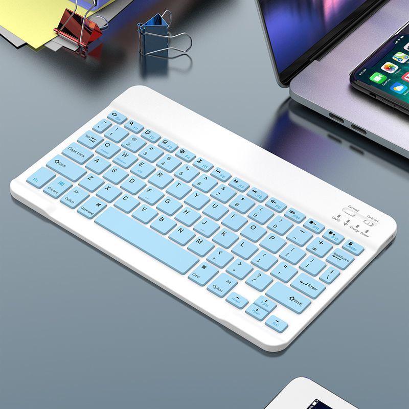 Универсальная бесшумная перезаряжаемая Bluetooth-клавиатура для iPad, мобильного телефона и планшета