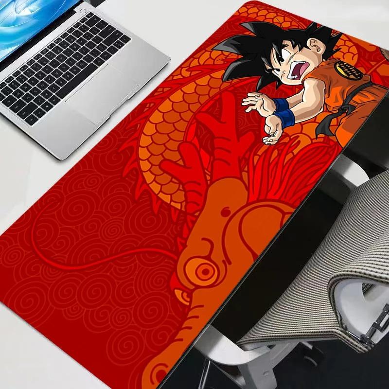 Large Gaming Keyboard Rug Laptop Japan Cool Anime Mouse Pad for LOL Black DBZ Dragon Ball Z Desk Mat PC Gamer Carpet Mousepad