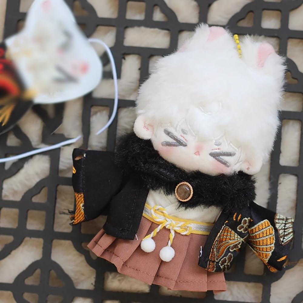 Nianniyhouse 10см 20см Мягкая одежда Кимоно Комплект цветных блоков Юката Хлопок Кукольный наряд Наряд-наряд (Синий-10см)